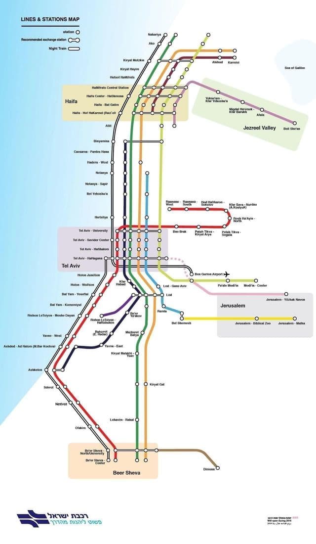 耶路撒冷火车站地图